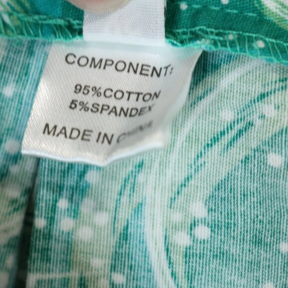 Dressever Pleated Skirt Mountains Deer Wolves Green Winter Side Zip - Picture 10 of 11